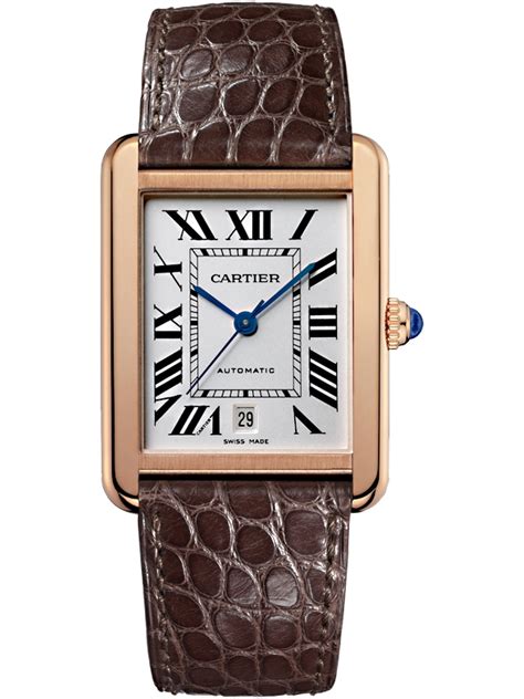 cartier leather watches|cartier watches with leather strap.